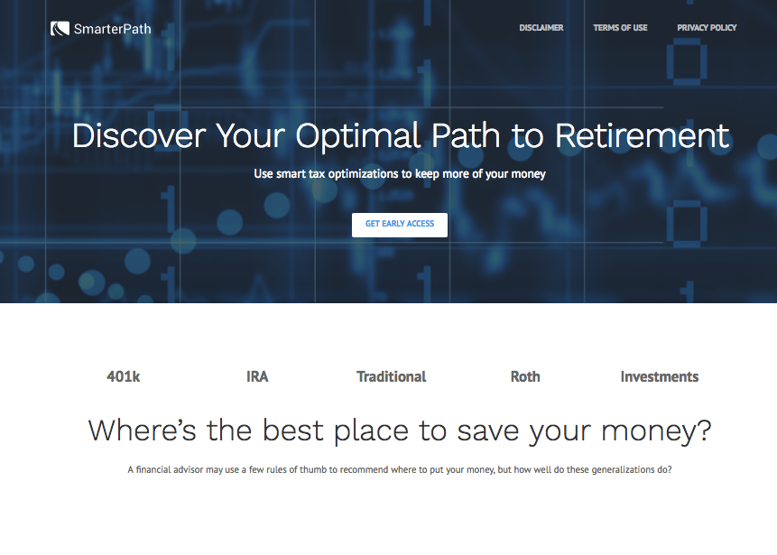 screenshot of Smarter Path