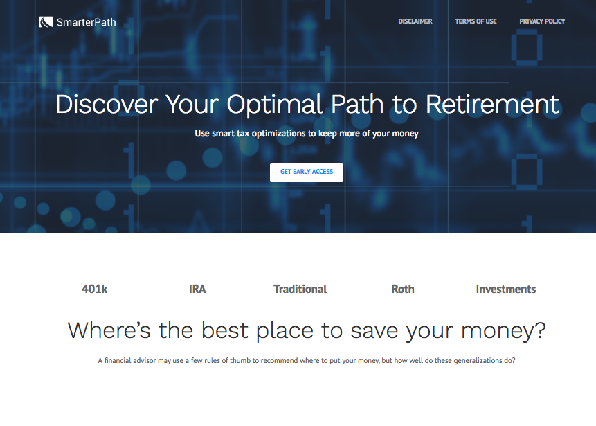screenshot of Smarter Path